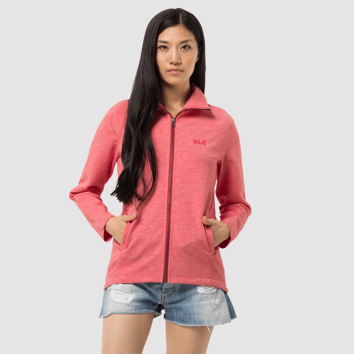 Chamarra Polar Jack Wolfskin Bilbao Mujer Rojos Mexico-1671549